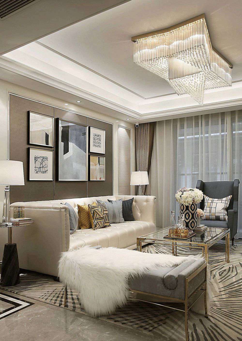 北京裝修案例150平米法式風(fēng)格