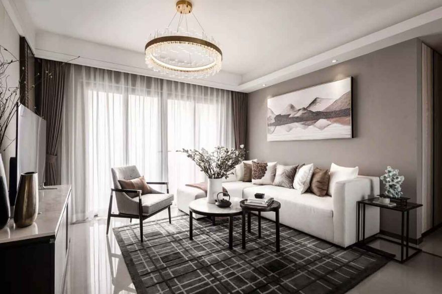 北京裝修案例150㎡現(xiàn)代簡(jiǎn)約世紀(jì)家園