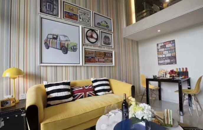 54平米英倫風小復(fù)式